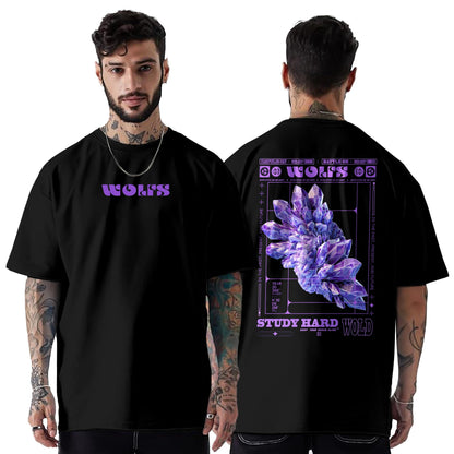 SHODOX Bio-Washed Anti Bacterial 100% Pure Cotton Men & Women Oversized Asthetic Premium Printed T-Shirt | Cozy Soft, Less Wrink