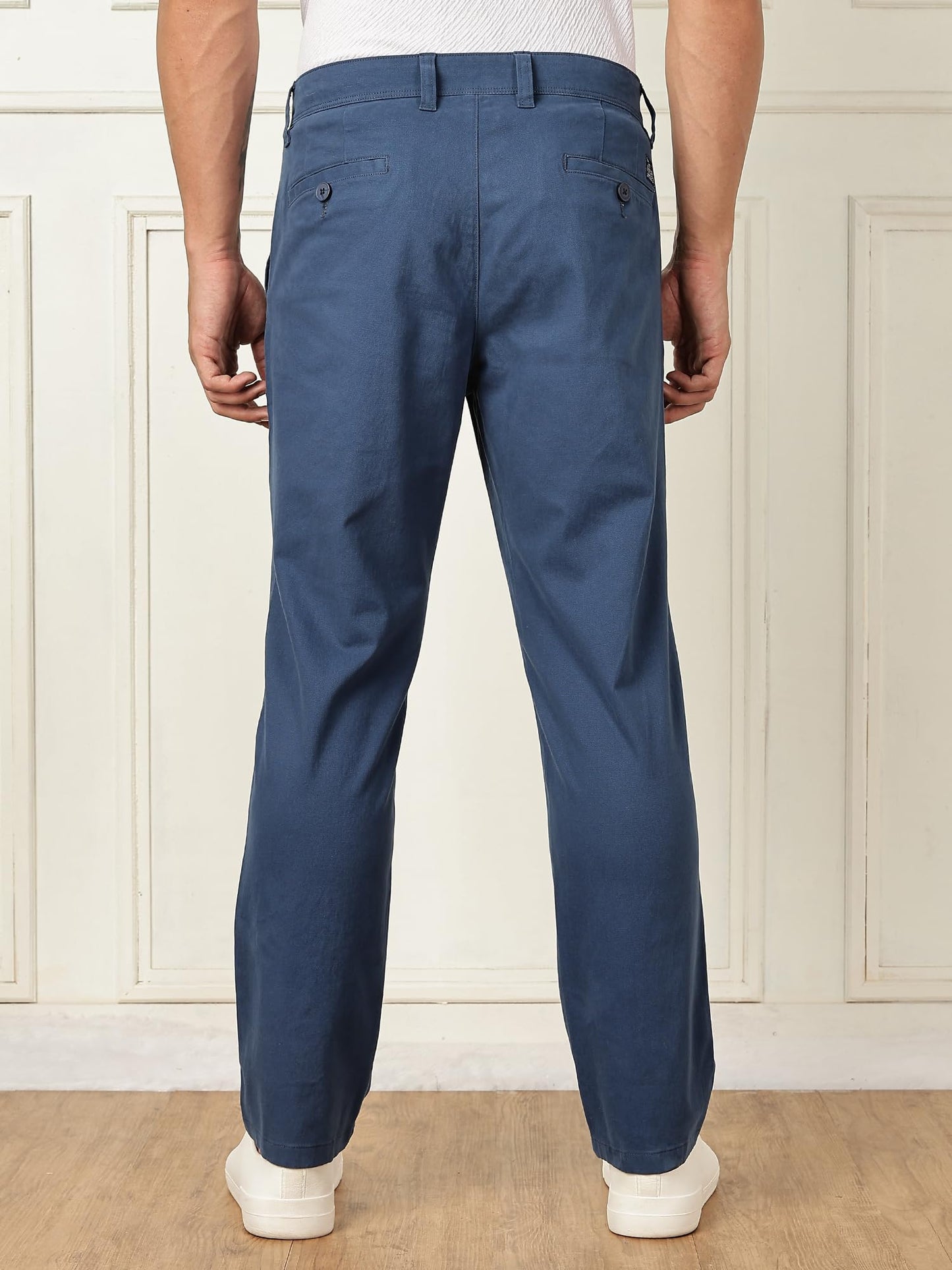 Thomas Scott Mens | Solid | Light Weight | Breathable Fabric | 4 Pockets | Regular Fit | Trouser | Chinos | Pants for Men (CCBT