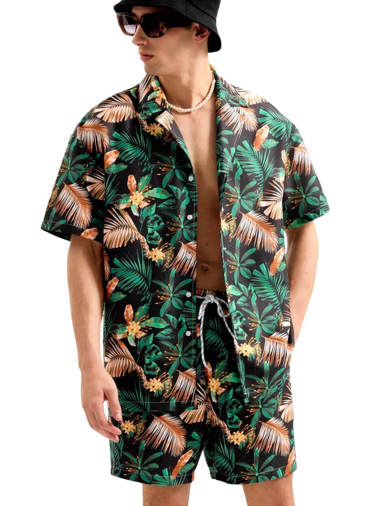 Greciilooks For Casual Stylish Polycotton Regular Formal Shirt Green