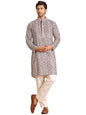 Jompers Mens Embroidered & Printed Kurta Set