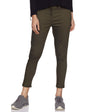 Aurelia Womens Regular Fit Cotton Jeggings (19FEA60068-600694_Green_Small_Green_S)