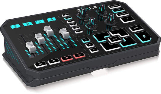 TC-Helicon GoXLR Revolutionary Online Broadcaster Platform with 4-Channel Mixer, Motorized Faders, Sound Board and Vocal Effects