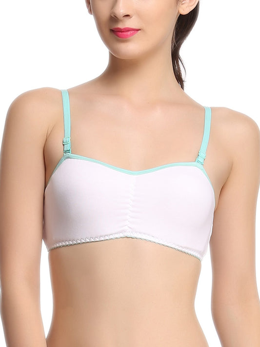 Clovia Womens Full Cup Non Padded Non Wired Bra (BB0004P18-26_White_26)