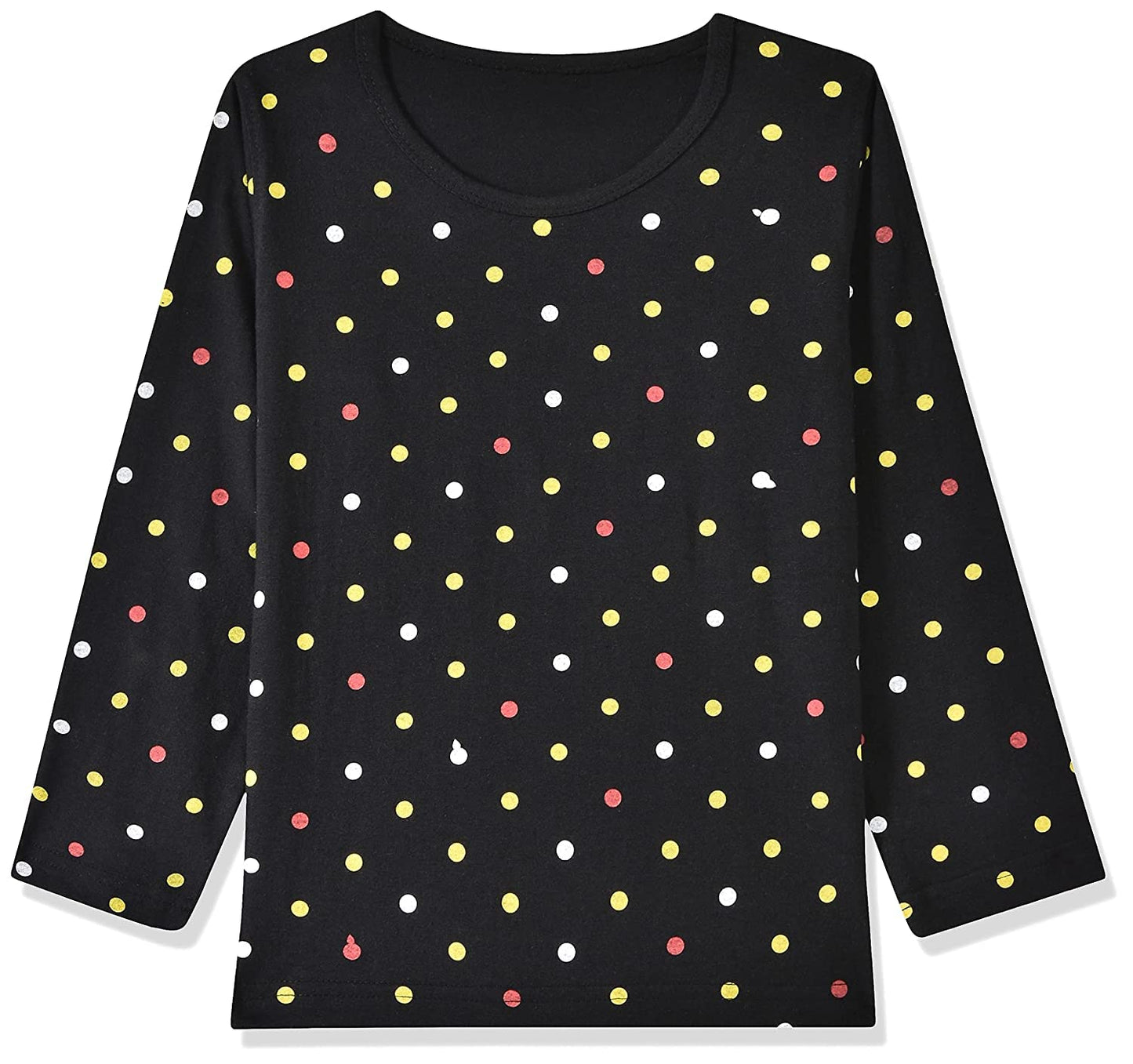T2F Girls Cotton Printed Regular Fit Full Sleeve T-Shirt(Pack of 5)