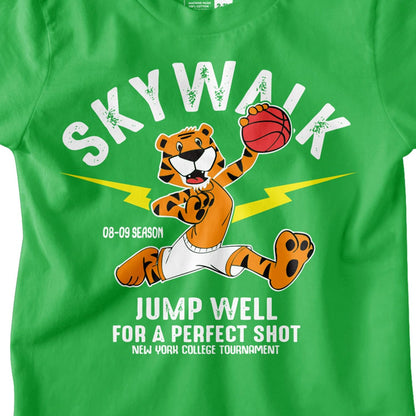 Bon Organik Boys Regular Fit T-Shirt (BON12192_Green