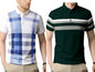 Noble Monk MenS Letter Print Regular Fit T-Shirt (T344Hs-Whsb-T700-Tbcmgwh Sky Teal Blue Cement Grey White