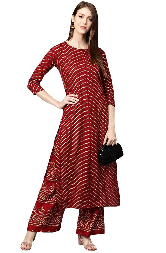 GoSriKi Women Kurta with Palazzos
