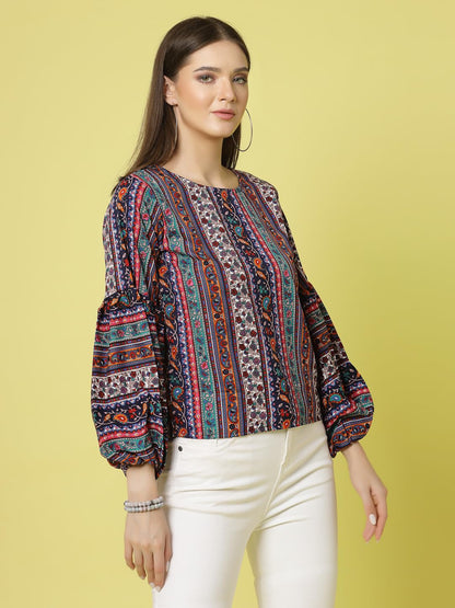 OOMPH! Tops for Women, Multicolor - mt752
