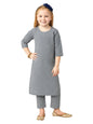 A.T.U.N. (ALL THINGS UBER NICE) Girls Floral Printed 3/4 Sleeve Kurti and Pant Set | Stylish Traditional Ethnic Wear Salwar Suit