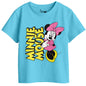 Bon Organik Girls Regular Fit T-Shirt (BON11399_Sky Blue
