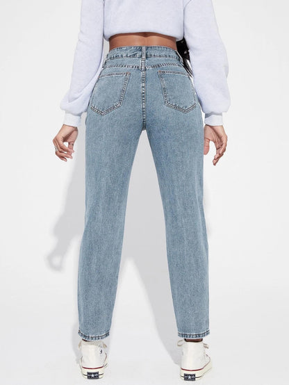 Kotty Women Slim Mid Rise Light Blue Jeans