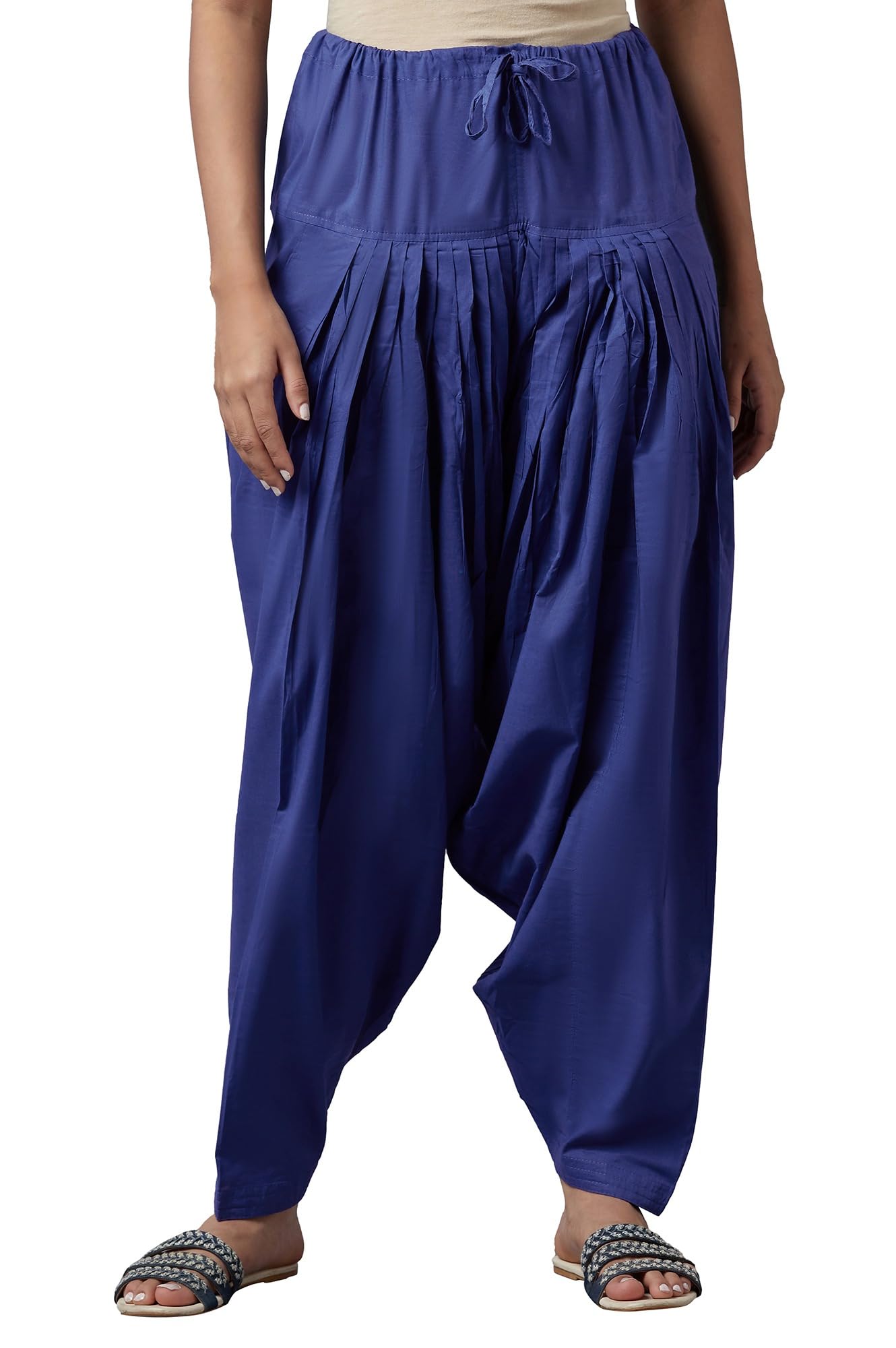 Aurelia Women'S Cotton Casual Style Patiala (Crk60025-01125_Blue_X-Large)