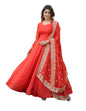 Wedani Russian Silk Anarkali Kurta Set for Womens
