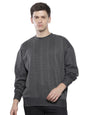 The Indian Garage Co Mens Oversized Fit Self Design Sweatshirt