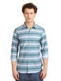 Ketch Mens Full Sleeve Slim Fit Shirt Khsh001720 Dusty Green Xl