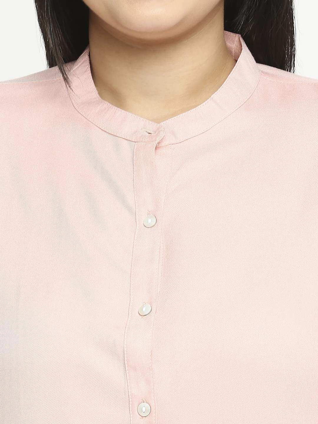 Style Quotient Plus Women Solid White Viscose Rayon Formal Shirt