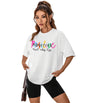 SHODOX Womens Pure Cotton Printed Oversized T-Shirt (Pack of 1)