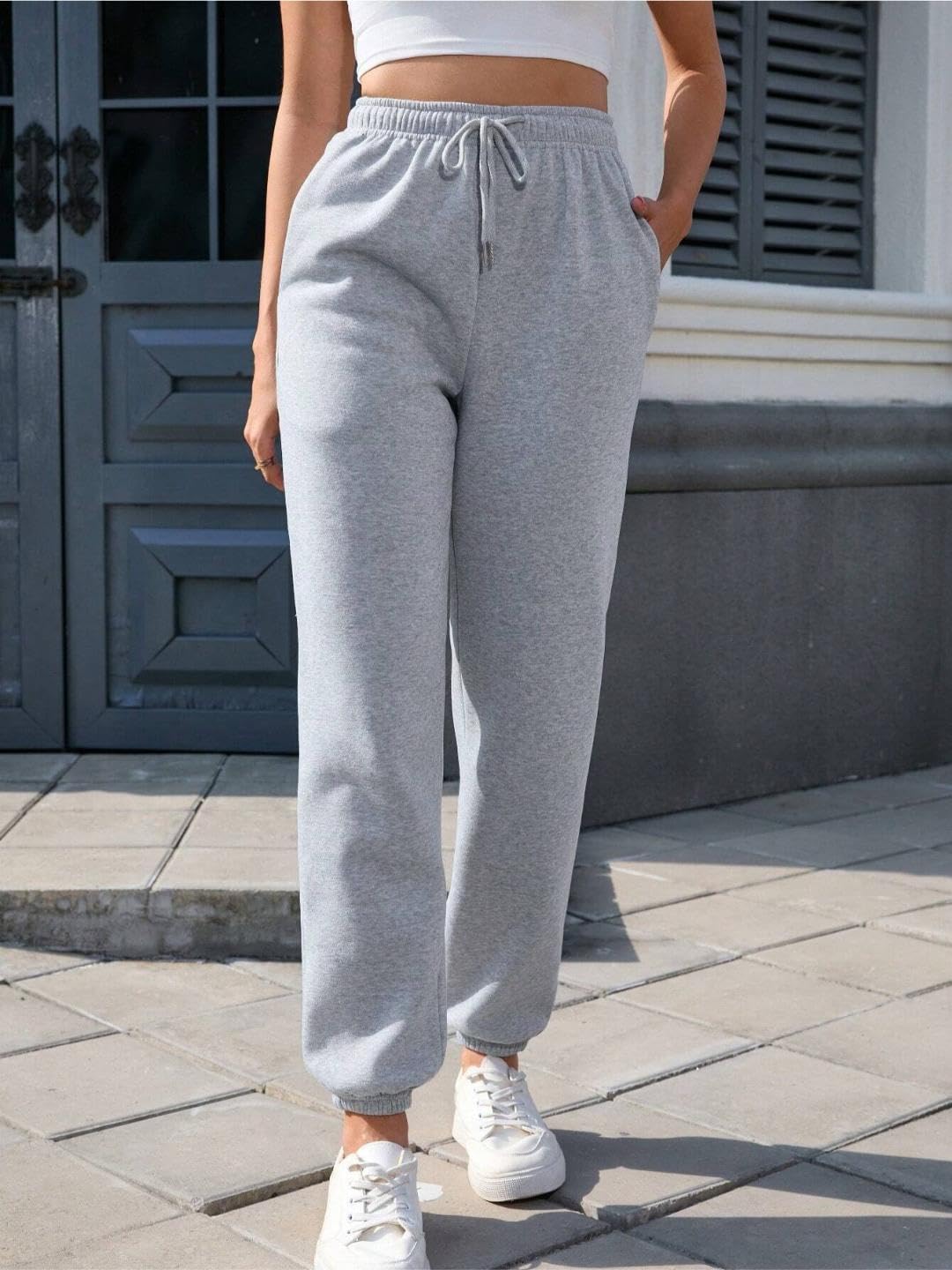Kotty WomenS Comfortable Stylish And Fashion Stretchable And Versatile Trackpants (Grey,30)