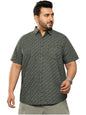 Thomas Scott Mens | Regular Fit | Floral Printed | Plus Size | 100% Cotton | Short Sleeve | Spread Collar | Casual | Shirt for