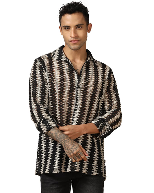 Leriya Fashion WomenS Regular Fit Shirt (Lf-Ms-6162_Black
