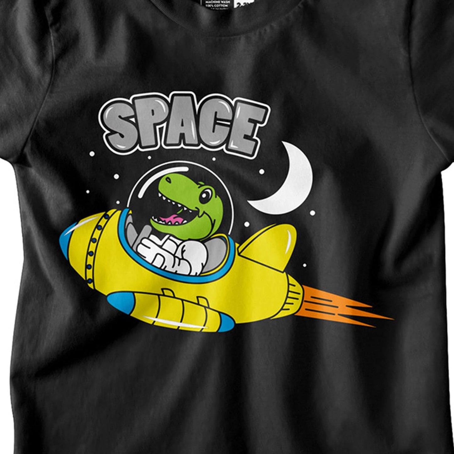 Bon Organik Boys Regular Fit T-Shirt (BON12206_Black