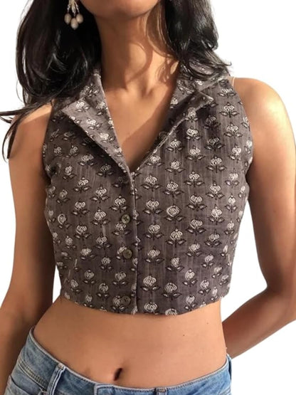 Leriya Fashion Sleeveless Regular Fit Tops For Women