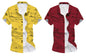 Kadiyu BoyS Lycra Blend Shirt With Half Sleeves Round Collar Neck Botton Down Closure Printed Pattern Relaxed Fit And Standard