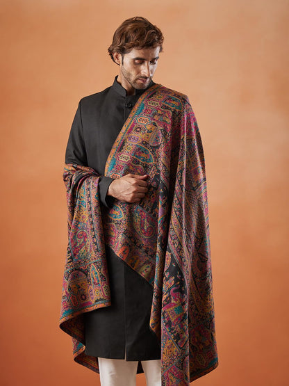 Pashmoda Men Shahi Mehfil Kaani Shawl (Size: 101x203 Cm)