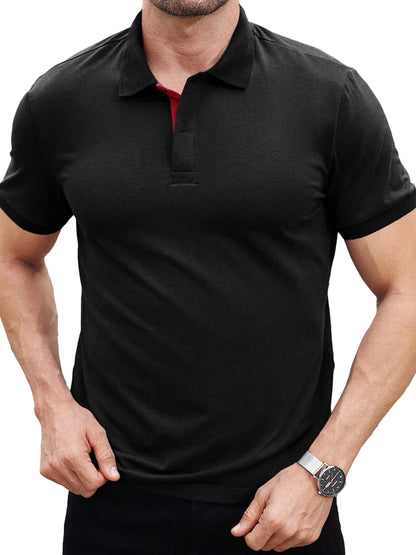 Noble Monk MenS Regular Fit Polo T Shirt |Half Sleeves |Collar Tshirts | Casual T-Shirt For Men