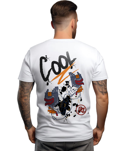 Peppyzone Mens Regular Fit T-Shirt (PZ-Trendy-45_White