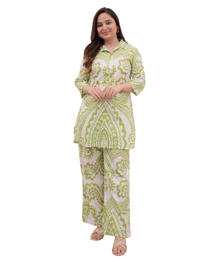 I Enterprise WomenS Cotton Blend Regular Dress Shirt (Y1_Inco057_Light Green
