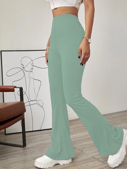 Shasmi Light Teal Womens Yoga Dress Pants Stretchy Work Slacks Business Casual Office Flare Bell-Bottom/Boot-Cut Elastic Waist