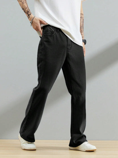 Leriya Fashion MenS Regular Jeans (Lf-Mj-02_Black