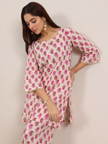 Libas WomenS Cotton Co-Ord Set (400437H