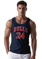 Peppyzone Mens Printed Regular Fit Vest (TT-Bulls23-891_Navy Blue2