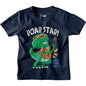 Bon Organik Boys Regular Fit T-Shirt (BON12196_Navy Blue