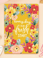 Doodle A5 Undated Planner Notebook  160 Pages (12-Month Planner + Notes), Soft Cover Journal With 80 Gsm Paper  Motivational Quo