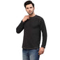 Rigo Polyester T-Shirt for Men | Round Neck, Solid T-Shirt for Men | Full Sleeves T-Shirt for Men | Casual Wear, Stylish T-Shirt