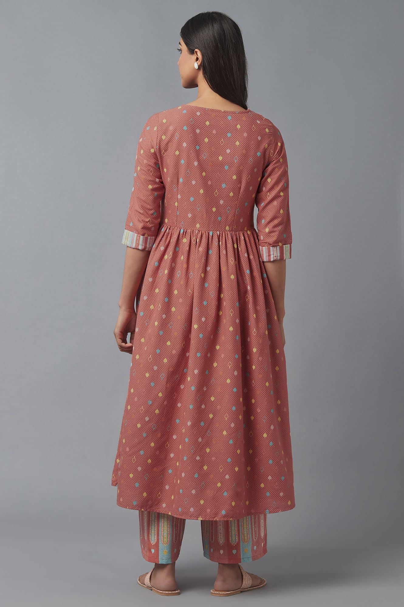 W for Woman Women's Cotton Flared Kurta