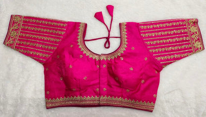 Vihu Fashion WomenS Readymade Blouse Embroidery Multi Coding Gold Thread Indian Ethnic Designer Stitched WomenS Readymade Sare