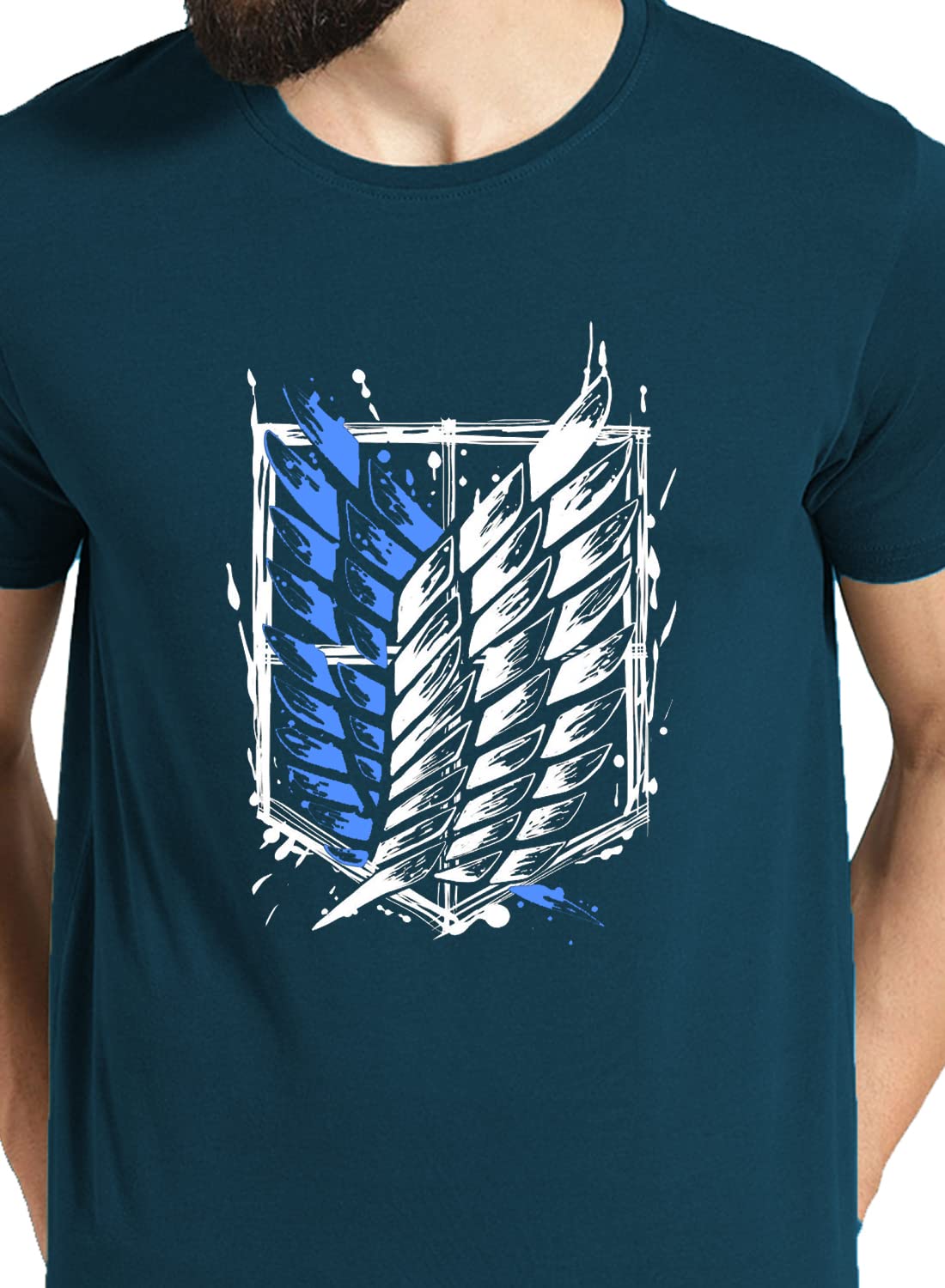 ADRO Mens Attack on Titan Cotton T-Shirt (M)