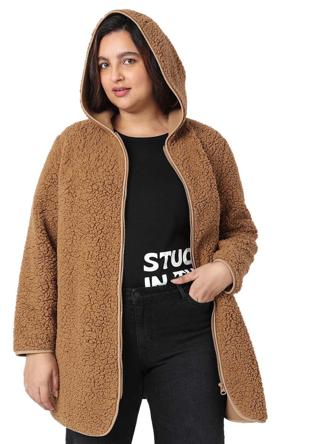 Vero Moda Curve Regular Jacket (279431101_Tigers Eye_42)