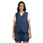 Pepe Jeans Women'S Solid Regular Fit Shirt (Pl305125G22_Mid Used Wash