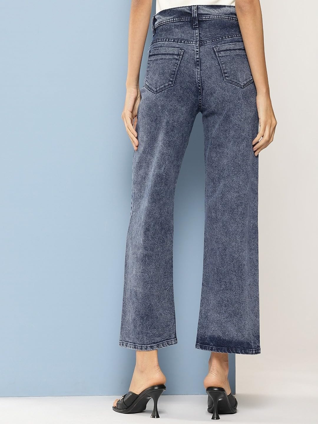 Aarika Girls Light Blue Colour Solid Denim Jeans(9-14 Years)