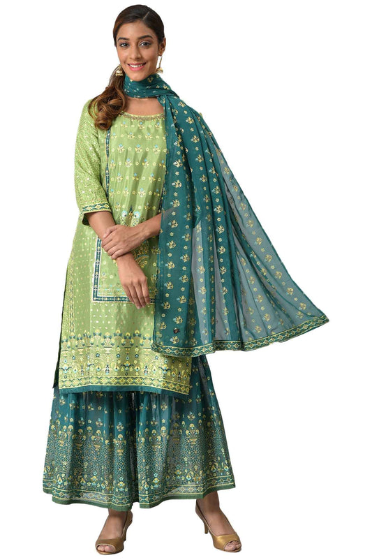 Aurelia WomenS Viscose Set (22Aud10444-504440_Green