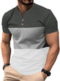 Noble Monk MenS Half Sleeves Henley Neck T-Shirt | Colorblock T-Shirt For Men
