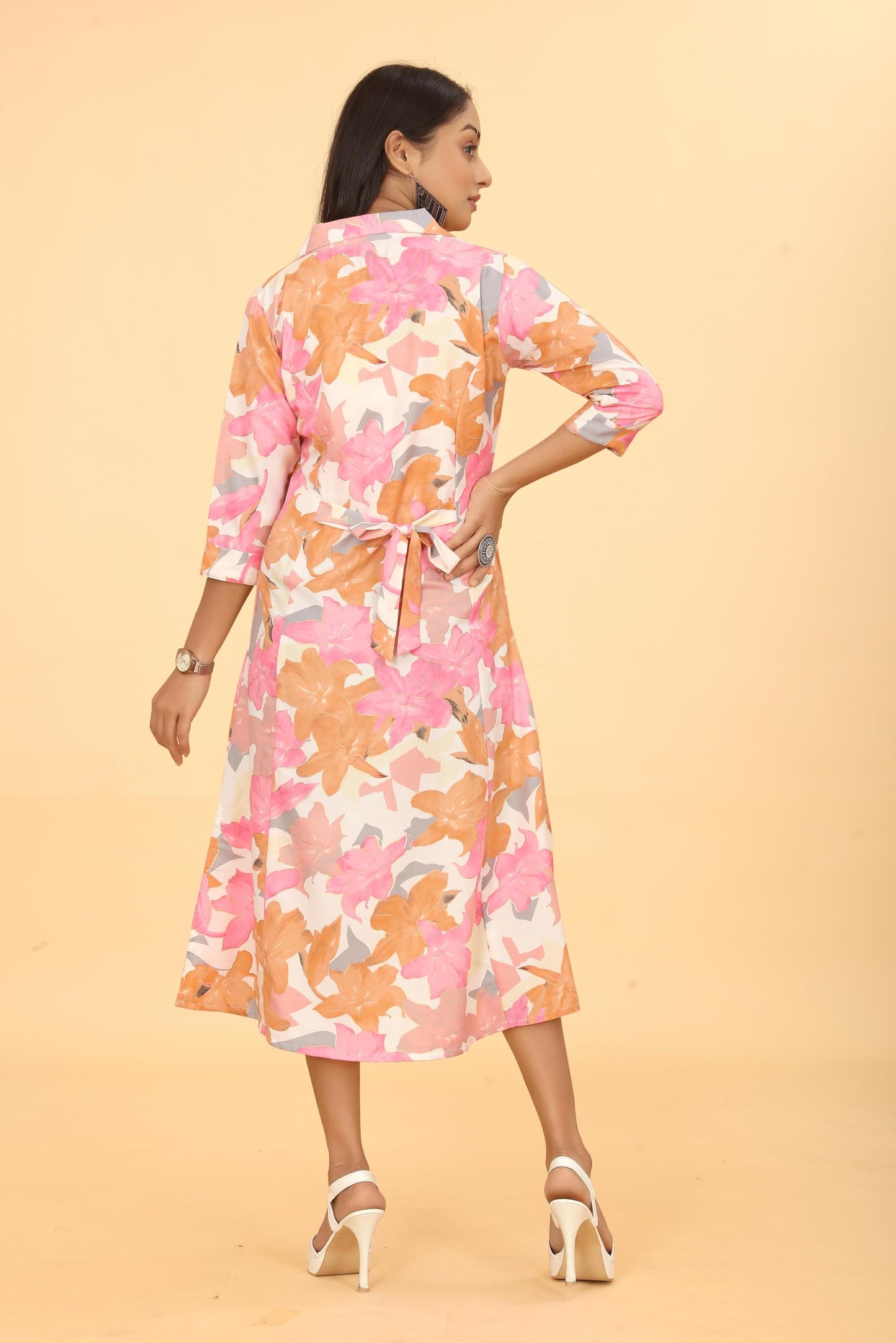 Kesudi Latest Floral Print A-Line Dress For Women Stylish Summer Printed Rayon Dress For Women Modern & Chic Design New 2025 Col