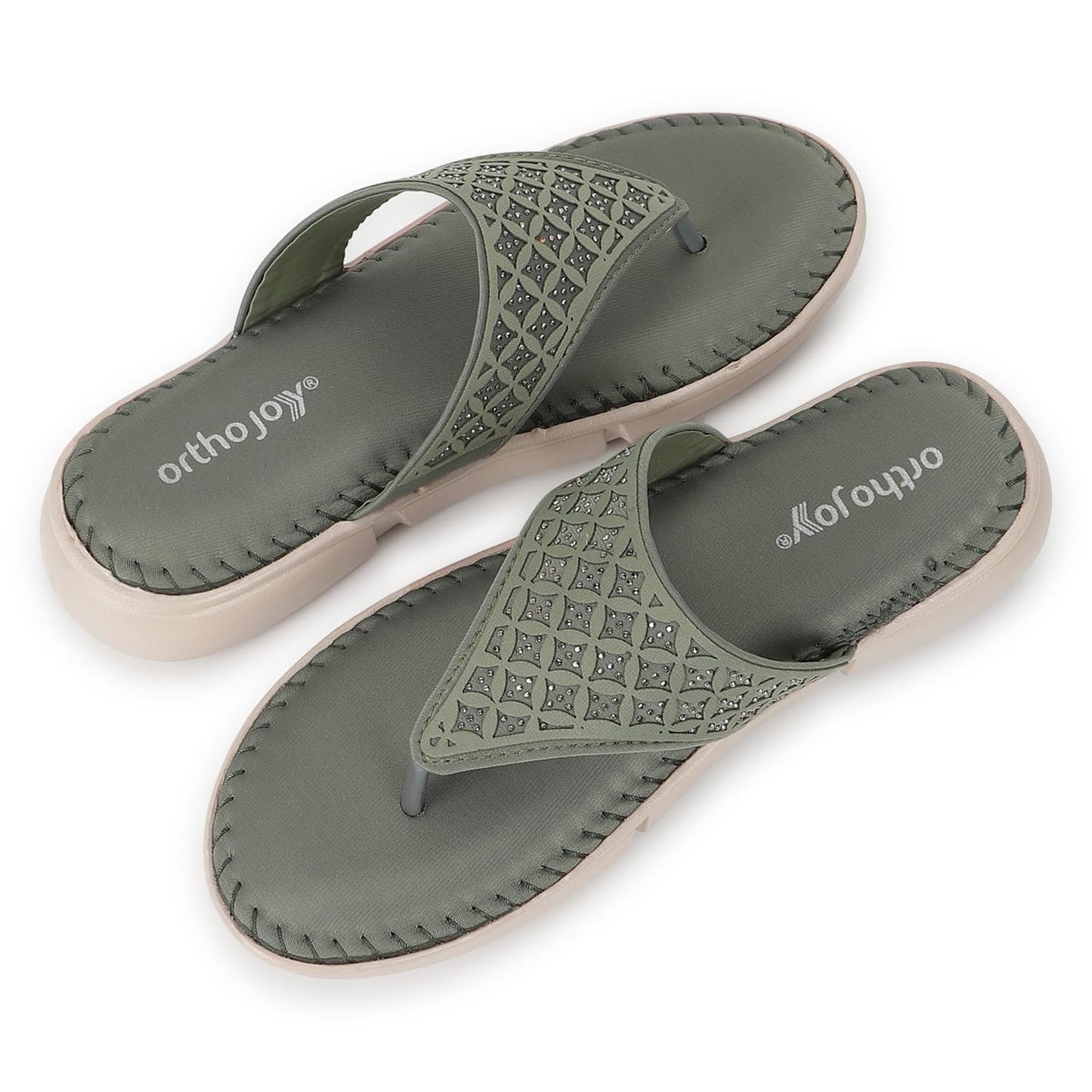 Ortho Joy Doctor Fancy Slipper For Women || Orthopedic WomenS Fancy Sandal For Women