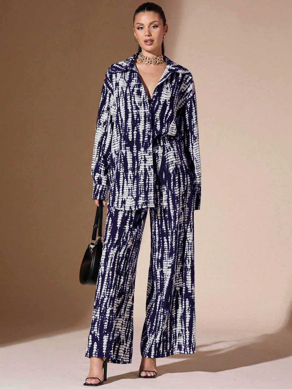 Toochki Womens Cotton Printed Two Piece Dress Top & Palazzo