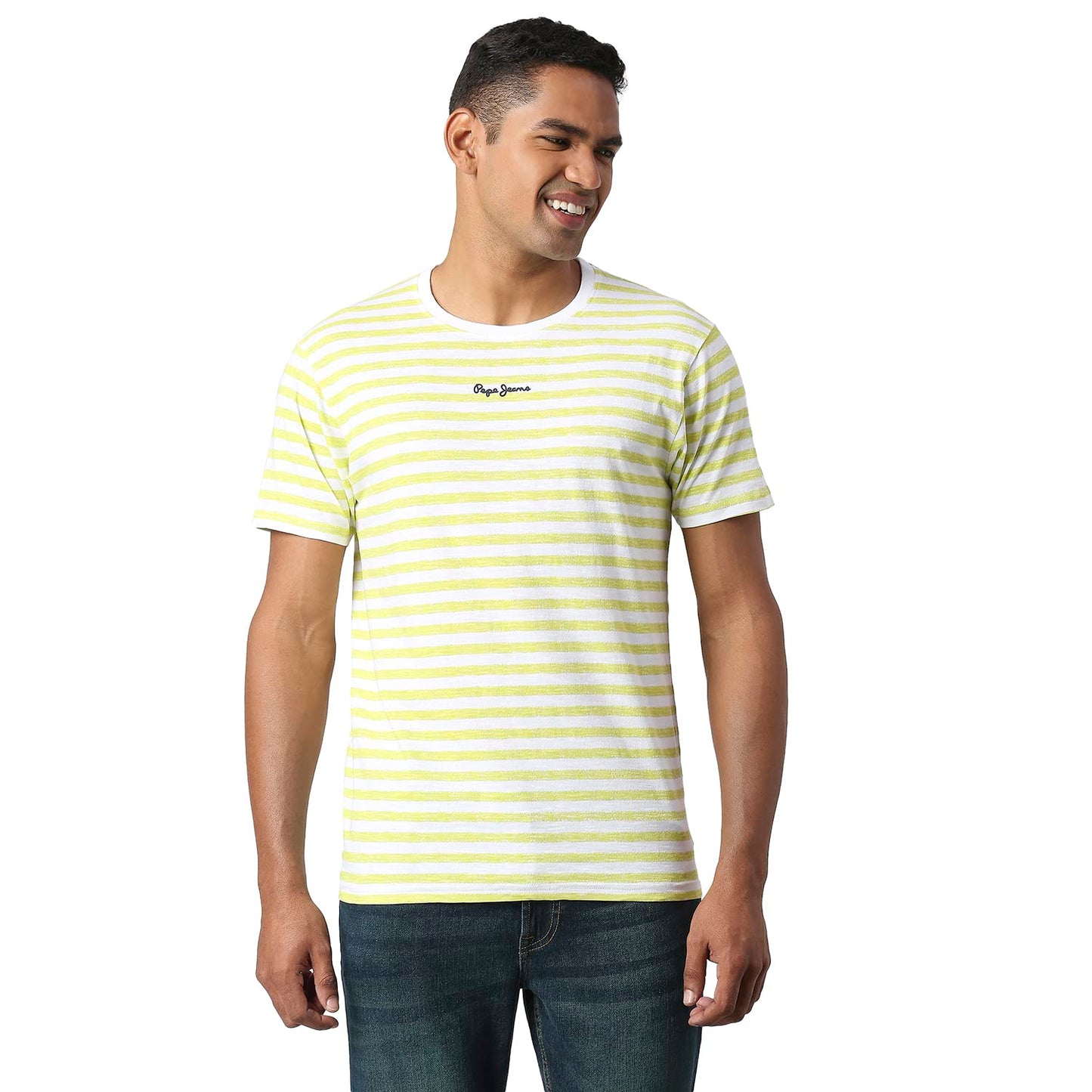 Pepe Jeans MenS Slim Fit T-Shirt (Pm509057665L_Green